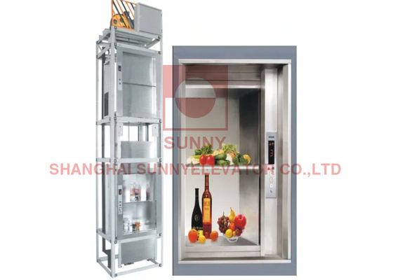 ISO9001 Контроль по ПК 0,4 м/С 630 кг Кухня Пищевая служба Лифт