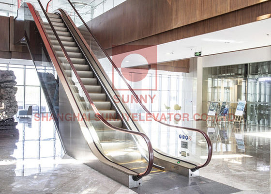 Эскалатор торгового центра ширины шага степени 1000mm рекламы 30 управлением VVVF автоматический