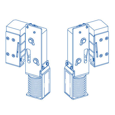 Ширина направляющих рельсов 9/10 мм Электронное предохранительное устройство для деталей лифта
