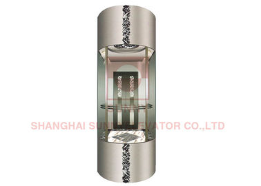 подъем полуокружности прозрачного стеклянного лифта 630kg строя осмотр достопримечательностей
