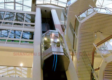 полностью стеклянный осмотр достопримечательностей подъем лифта 1600kg для торгового центра
