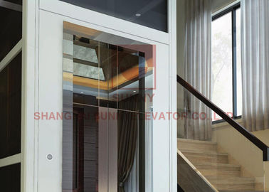 Подъем лифта стеклянного жилого лифта небольшой для домов нагружает 250-400kg