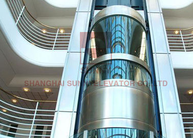 привод 1000kg VVVF осмотр достопримечательностей панорамный подъем лифта для торгового центра