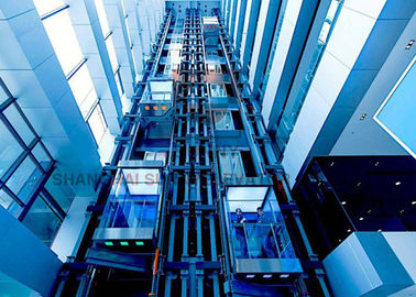 1000kg подъем лифта пассажира Vvvf комнаты машины AC 380V панорамный