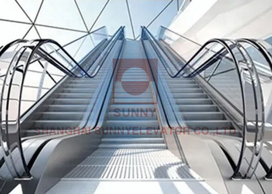 Эскалатор 0.5m/S торгового центра нержавеющей стали волосяного покрова с энергосберегающей системой