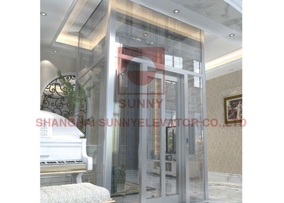 SUS304 конкретный подъем лифта дома вала 0.2m/S панорамный стеклянный