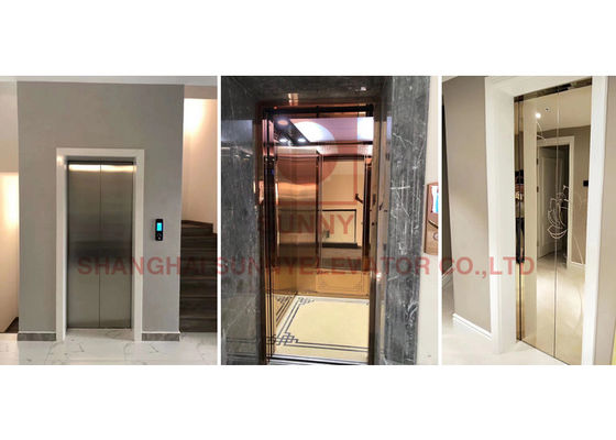 Гидравлический роскошный современный жилой домашний лифт SUS304 400 кг