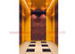 Одиночное зеркало лифта пассажира пассажира 4.00m/S 1600kg двери вытравляя нержавеющее Steell