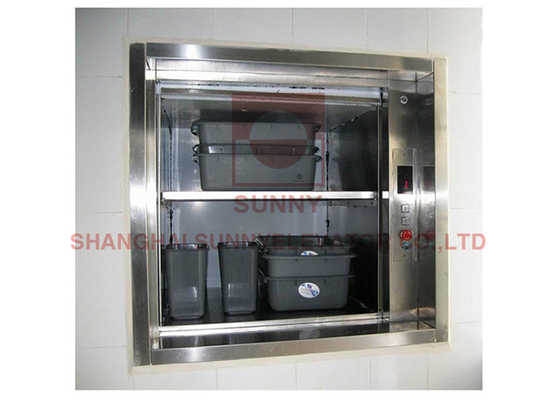 Зеркало лифта Dumbwaiter нержавеющей стали AC VVVF вытравляя нержавеющую сталь