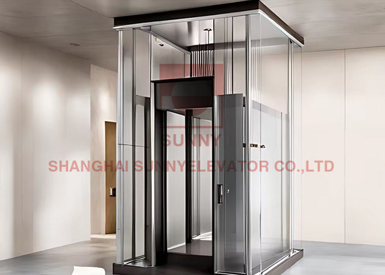 2-4 этажа 300 кг Домашний лифт Люксовое наблюдение Жилой лифт