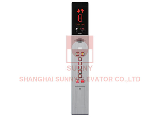 CE ISO Hairline Нержавеющая сталь панель лифта COP с круглым кнопкой для лифтовых деталей