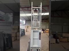 Покрашенная стальная емкость 0.5m/S грузового подъемника 5000kg